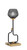 Toltec Lighting - 60-MBNAB-4622 - One Light Accent Lamp - Sandia - Matte Black & New Age Brass