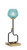 Toltec Lighting - 60-MBNAB-4625 - One Light Accent Lamp - Sandia - Matte Black & New Age Brass