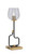 Toltec Lighting - 60-MBNAB-4812 - One Light Accent Lamp - Sandia - Matte Black & New Age Brass