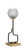 Toltec Lighting - 60-MBNAB-5110 - One Light Accent Lamp - Sandia - Matte Black & New Age Brass