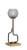 Toltec Lighting - 60-MBNAB-5112 - One Light Accent Lamp - Sandia - Matte Black & New Age Brass