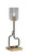 Toltec Lighting - 60-MBNAB-542 - One Light Accent Lamp - Sandia - Matte Black & New Age Brass