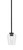 Toltec Lighting - 6201-MB-210 - One Light Mini Pendant - Sandia - Matte Black