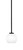 Toltec Lighting - 6201-MB-4101 - One Light Mini Pendant - Sandia - Matte Black
