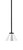 Toltec Lighting - 6201-MB-421-CH - One Light Mini Pendant - Sandia - Matte Black