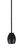Toltec Lighting - 6201-MB-426-MB - One Light Mini Pendant - Sandia - Matte Black