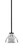 Toltec Lighting - 6201-MB-427-CH - One Light Mini Pendant - Sandia - Matte Black