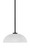 Toltec Lighting - 6201-MB-540 - One Light Pendant - Sandia - Matte Black