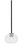 Toltec Lighting - 6201-MBGP-202 - One Light Mini Pendant - Sandia - Matte Black & Graphite