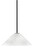 Toltec Lighting - 6201-MBGP-2161 - One Light Pendant - Sandia - Matte Black & Graphite