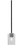 Toltec Lighting - 6201-MBGP-3002 - One Light Mini Pendant - Sandia - Matte Black & Graphite