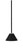 Toltec Lighting - 6201-MBGP-421-MB - One Light Mini Pendant - Sandia - Matte Black & Graphite