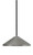 Toltec Lighting - 6201-MBGP-424-GP - One Light Pendant - Sandia - Matte Black & Graphite