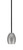 Toltec Lighting - 6201-MBGP-426-GP - One Light Mini Pendant - Sandia - Matte Black & Graphite