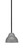 Toltec Lighting - 6201-MBGP-427-GP - One Light Mini Pendant - Sandia - Matte Black & Graphite