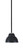 Toltec Lighting - 6201-MBGP-427-MB - One Light Mini Pendant - Sandia - Matte Black & Graphite