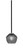 Toltec Lighting - 6201-MBGP-4622 - One Light Mini Pendant - Sandia - Matte Black & Graphite