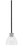 Toltec Lighting - 6201-MBGP-4760 - One Light Mini Pendant - Sandia - Matte Black & Graphite