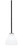 Toltec Lighting - 6201-MBGP-4761 - One Light Mini Pendant - Sandia - Matte Black & Graphite