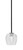 Toltec Lighting - 6201-MBGP-4812 - One Light Mini Pendant - Sandia - Matte Black & Graphite