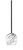 Toltec Lighting - 6201-MBGP-4819 - One Light Mini Pendant - Sandia - Matte Black & Graphite