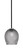 Toltec Lighting - 6201-MBGP-4902 - One Light Mini Pendant - Sandia - Matte Black & Graphite