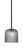 Toltec Lighting - 6201-MBGP-4912 - One Light Mini Pendant - Sandia - Matte Black & Graphite