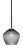 Toltec Lighting - 6201-MBGP-4922 - One Light Mini Pendant - Sandia - Matte Black & Graphite