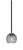 Toltec Lighting - 6201-MBGP-5112 - One Light Mini Pendant - Sandia - Matte Black & Graphite
