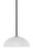 Toltec Lighting - 6201-MBGP-540 - One Light Pendant - Sandia - Matte Black & Graphite