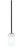 Toltec Lighting - 6201-MBGP-541 - One Light Mini Pendant - Sandia - Matte Black & Graphite
