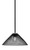 Toltec Lighting - 6201-MBGP-808-MB - One Light Mini Pendant - Sandia - Matte Black & Graphite