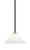 Toltec Lighting - 6201-MBNAB-2121 - One Light Mini Pendant - Sandia - Matte Black & New Age Brass