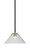 Toltec Lighting - 6201-MBNAB-2122 - One Light Mini Pendant - Sandia - Matte Black & New Age Brass