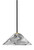 Toltec Lighting - 6201-MBNAB-2169 - One Light Pendant - Sandia - Matte Black & New Age Brass