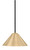Toltec Lighting - 6201-MBNAB-420-NAB - One Light Pendant - Sandia - Matte Black & New Age Brass