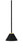 Toltec Lighting - 6201-MBNAB-421-MB - One Light Mini Pendant - Sandia - Matte Black & New Age Brass