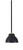 Toltec Lighting - 6201-MBNAB-427-MB - One Light Mini Pendant - Sandia - Matte Black & New Age Brass