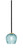 Toltec Lighting - 6201-MBNAB-4605 - One Light Mini Pendant - Sandia - Matte Black & New Age Brass