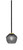 Toltec Lighting - 6201-MBNAB-4622 - One Light Mini Pendant - Sandia - Matte Black & New Age Brass
