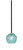 Toltec Lighting - 6201-MBNAB-4625 - One Light Mini Pendant - Sandia - Matte Black & New Age Brass