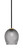 Toltec Lighting - 6201-MBNAB-4902 - One Light Mini Pendant - Sandia - Matte Black & New Age Brass