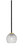 Toltec Lighting - 6201-MBNAB-5110 - One Light Mini Pendant - Sandia - Matte Black & New Age Brass