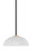 Toltec Lighting - 6201-MBNAB-540 - One Light Pendant - Sandia - Matte Black & New Age Brass