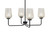 Toltec Lighting - 6204-MB-4253 - Four Light Chandelier - Sandia - Matte Black