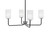 Toltec Lighting - 6204-MBGP-3001 - Four Light Chandelier - Sandia - Matte Black & Graphite