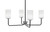 Toltec Lighting - 6204-MBGP-310 - Four Light Chandelier - Sandia - Matte Black & Graphite
