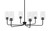 Toltec Lighting - 6206-MB-300 - Six Light Chandelier - Sandia - Matte Black
