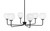 Toltec Lighting - 6206-MB-4101 - Six Light Chandelier - Sandia - Matte Black