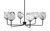 Toltec Lighting - 6206-MB-4819 - Six Light Chandelier - Sandia - Matte Black
